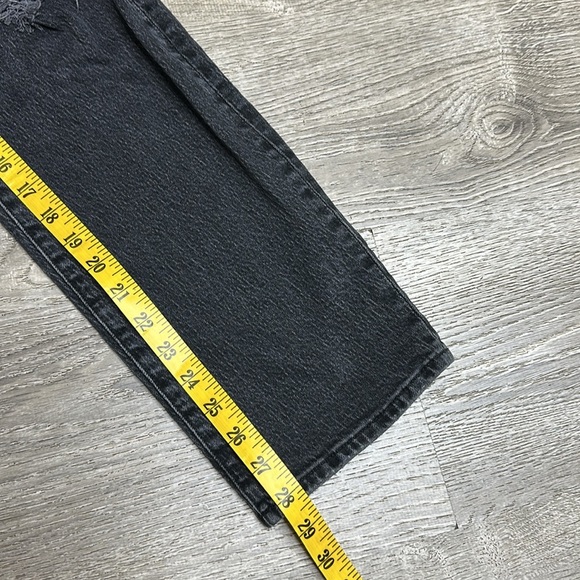 Madewell The Perfect Vintage Straight Jean in Rosella Wash Ripped Edition Sz 27 - Picture 11 of 12